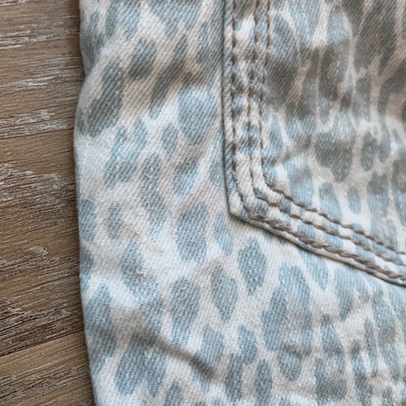 Mossimo Supply Co. Blue Leopard Cheetah Print Women’s Midrise Skinny Jeans - Picture 8 of 8